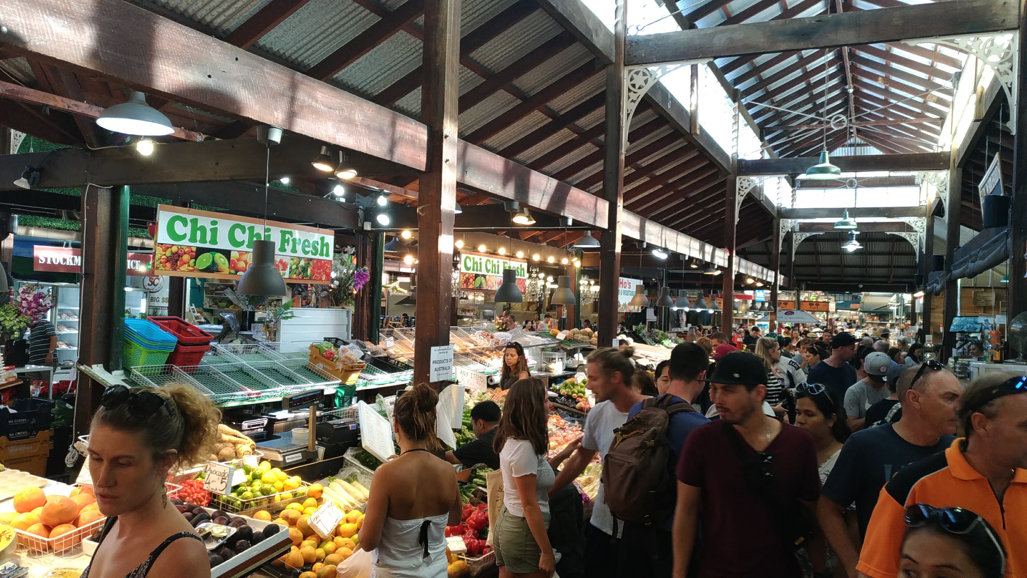 週末だけオープンしているマーケット フリーマントルマーケット Fremantle Markets 西オーストラリア パースに行こう