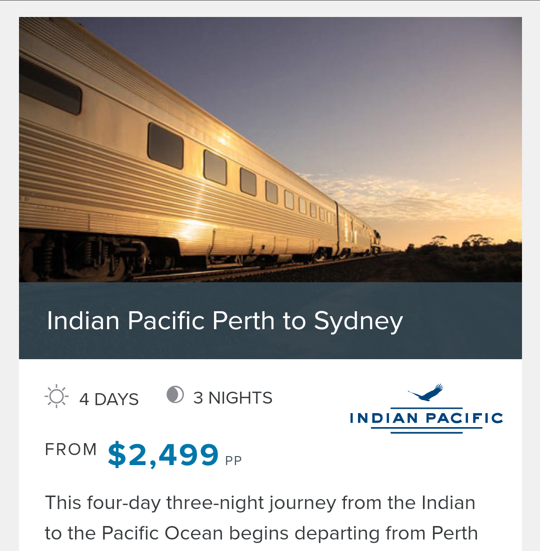 オーストラリアの大陸横断鉄道で3泊4日パースからシドニーへ 西オーストラリア パースに行こう
