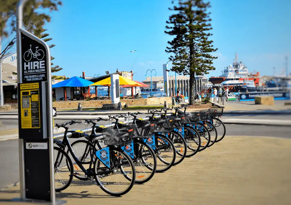 レンタル自転車でパースを探検しよう！キングスパークでレンタル自転車が借りられます。 西オーストラリア・パースに行こう！