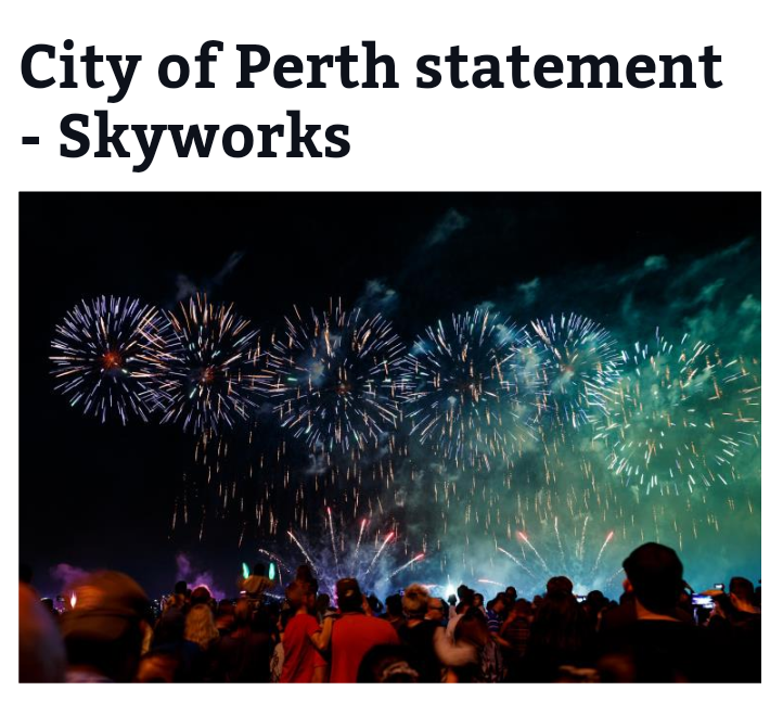 21年オーストラリアの日の花火はどうなる 西オーストラリア パースに行こう